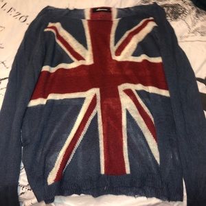 U.K. flag sweater